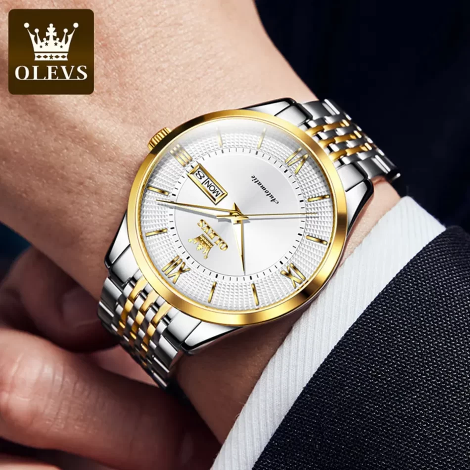 Olevs Men's Watch 6657 - Image 2