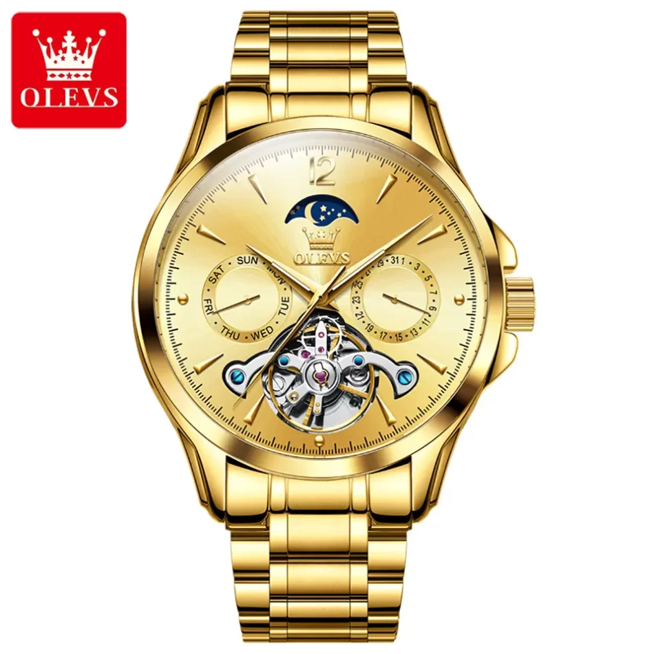 Olevs Men's Watch 6663 - Image 10