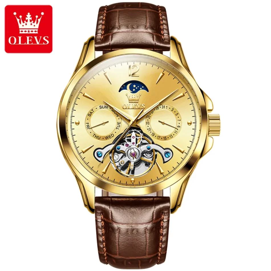 Olevs Men's Watch 6663 - Image 12