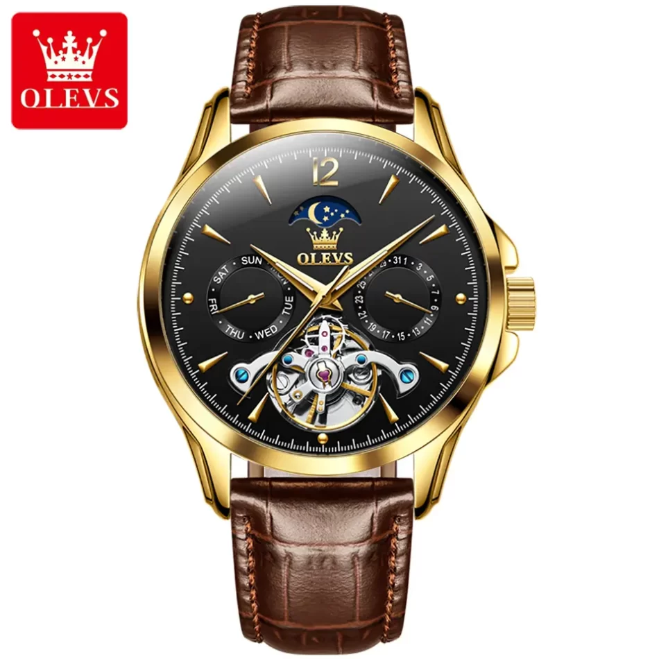 Olevs Men's Watch 6663 - Image 14