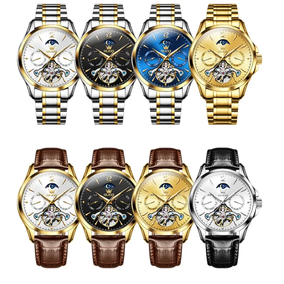 Olevs Men's Watch 6663 - Image 6