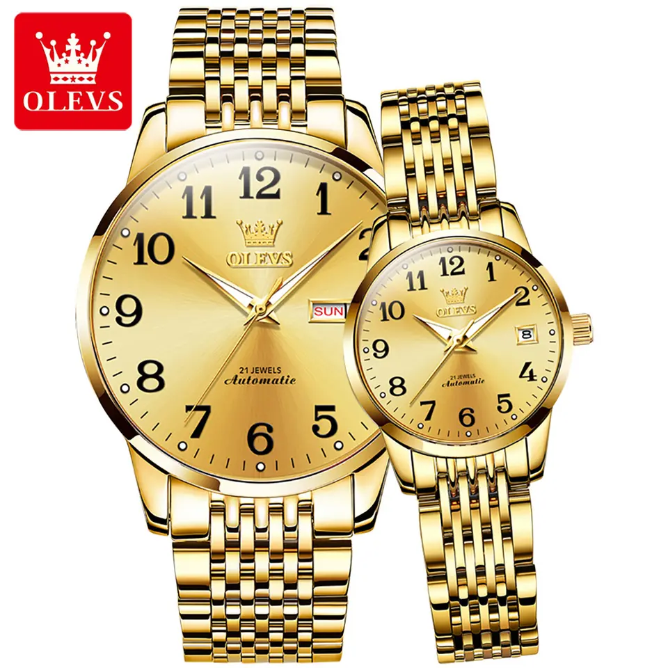 Olevs Couple Watch 6666