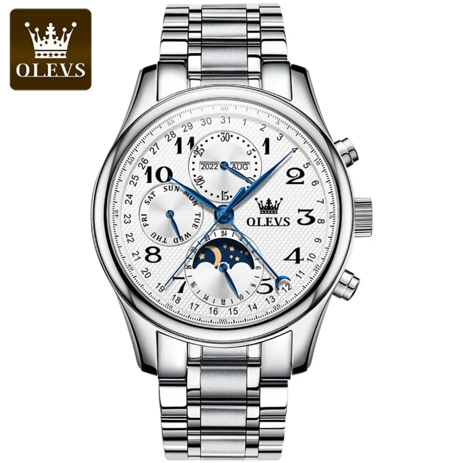 Olevs Men's Watch 6667 - Image 8