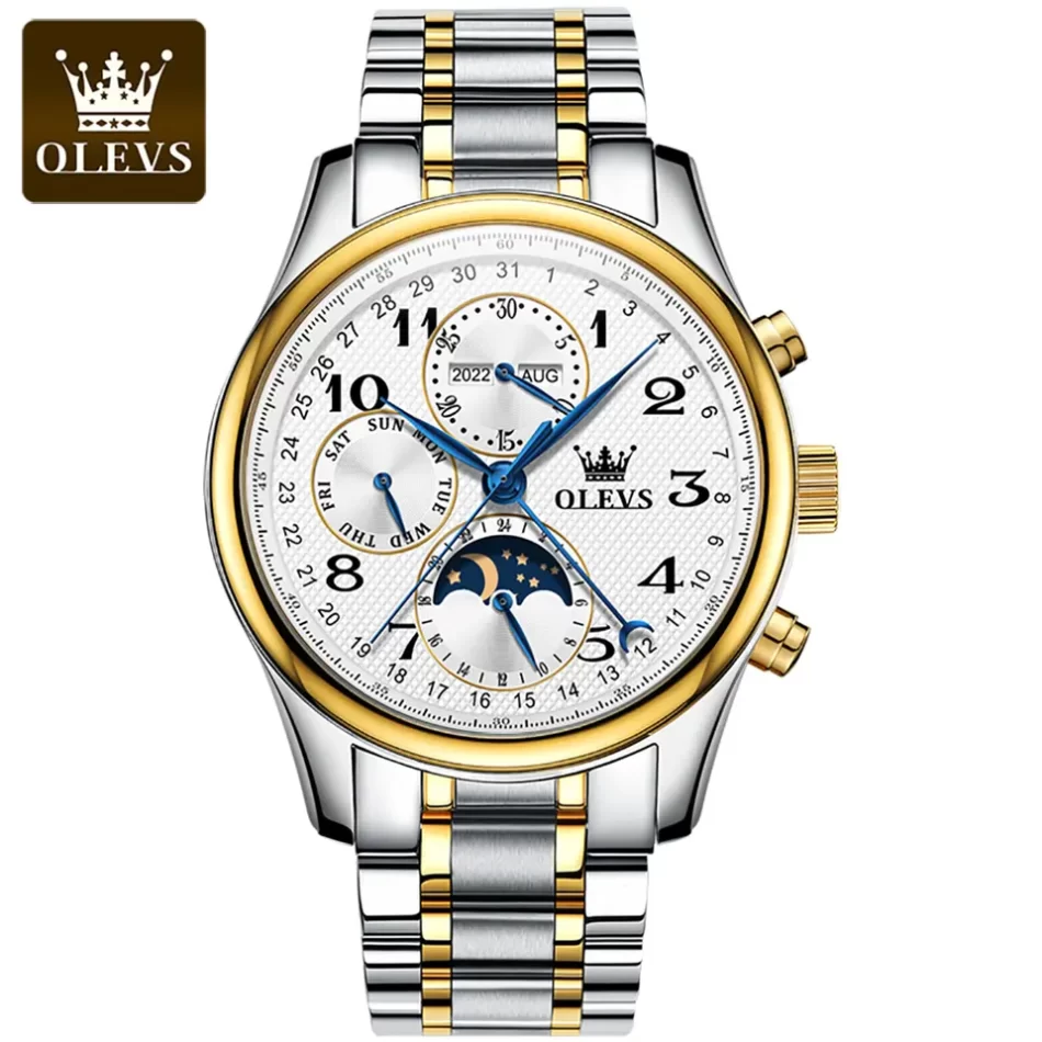 Olevs Men's Watch 6667 - Image 9