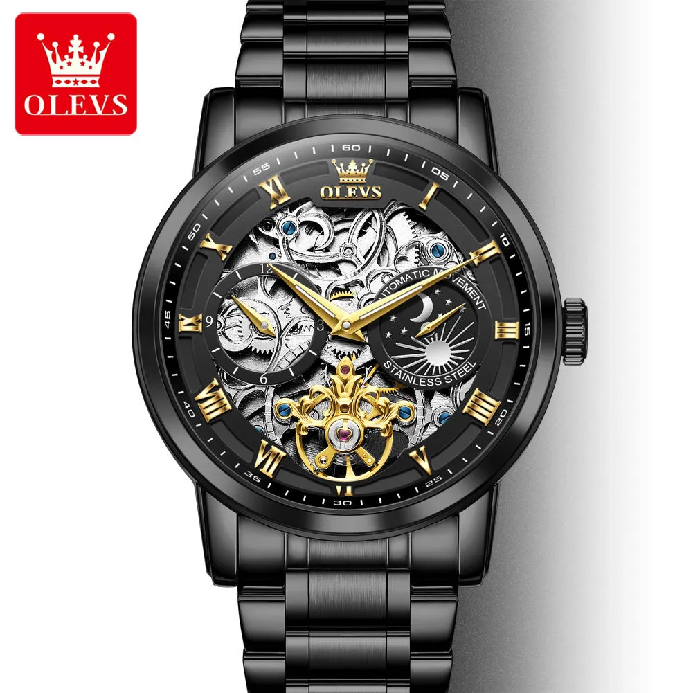 Olevs Men's Watch 6670 - Image 10