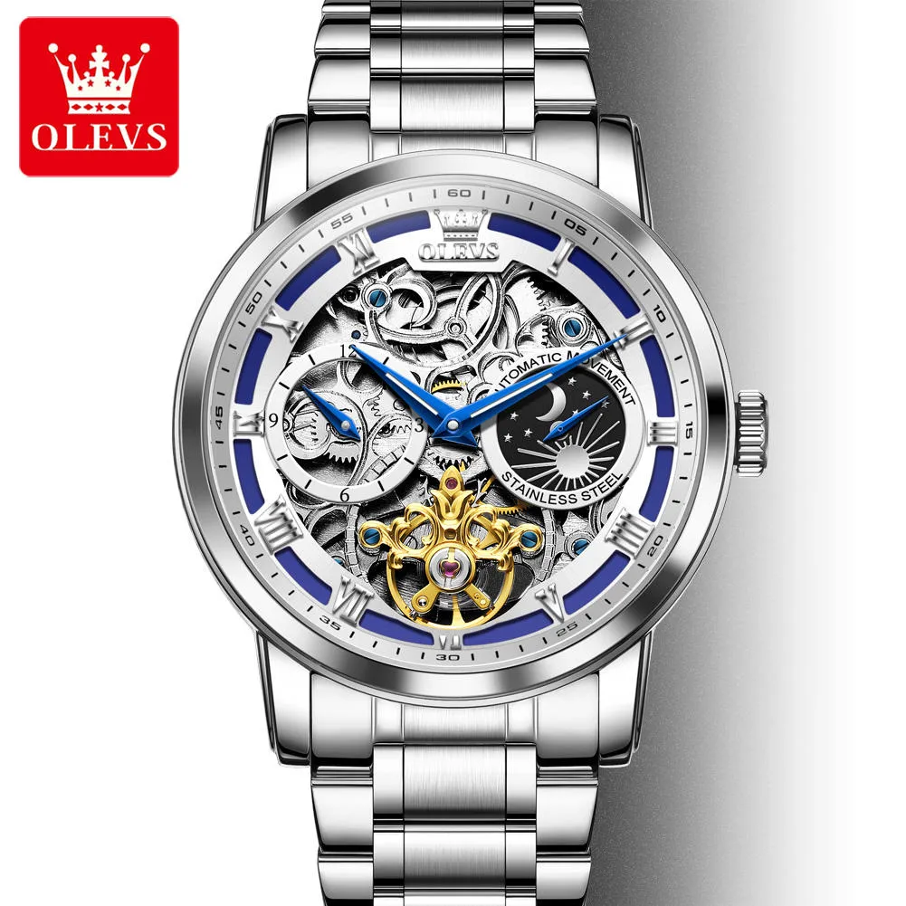 Olevs Men's Watch 6670 - Image 11