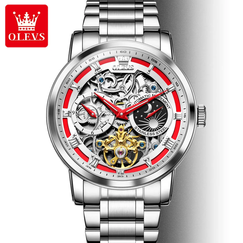 Olevs Men's Watch 6670 - Image 12