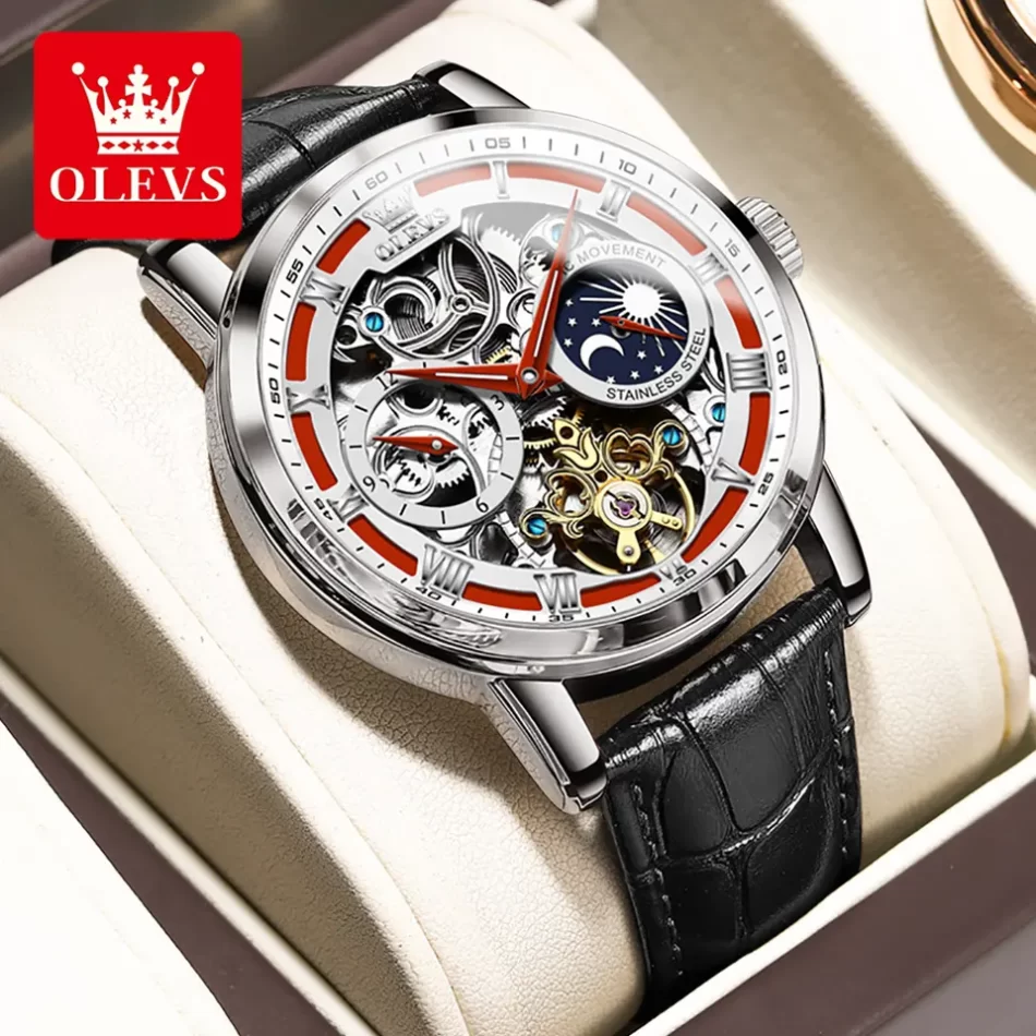 Olevs Men's Watch 6670 - Image 3