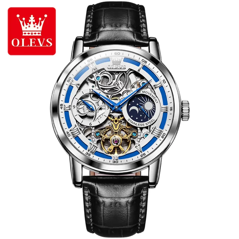 Olevs Men's Watch 6670 - Image 9