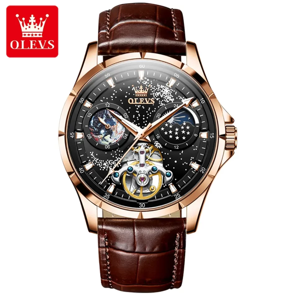 Olevs Men's Watch 6671 - Image 10