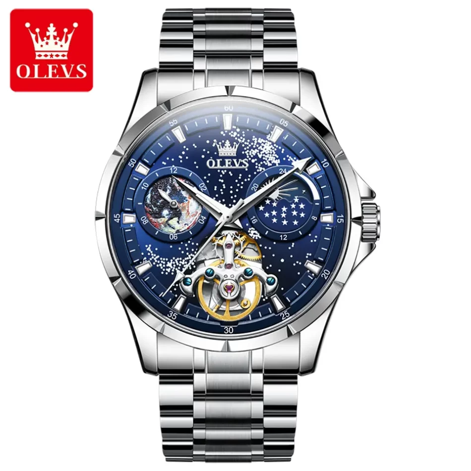 Olevs Men's Watch 6671 - Image 11