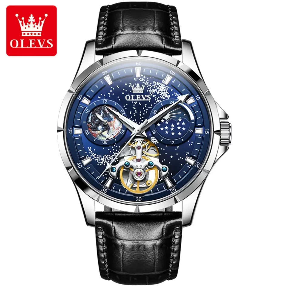 Olevs Men's Watch 6671 - Image 8