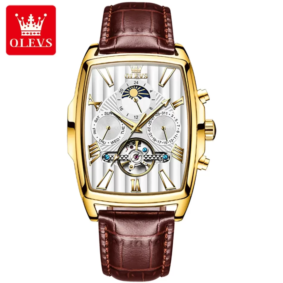 Olevs Men's Watch 6675 - Image 9