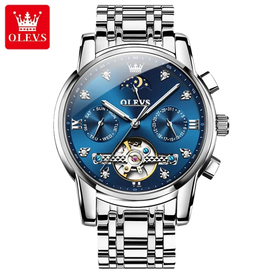 Olevs Men's Watch 6678 - Image 12