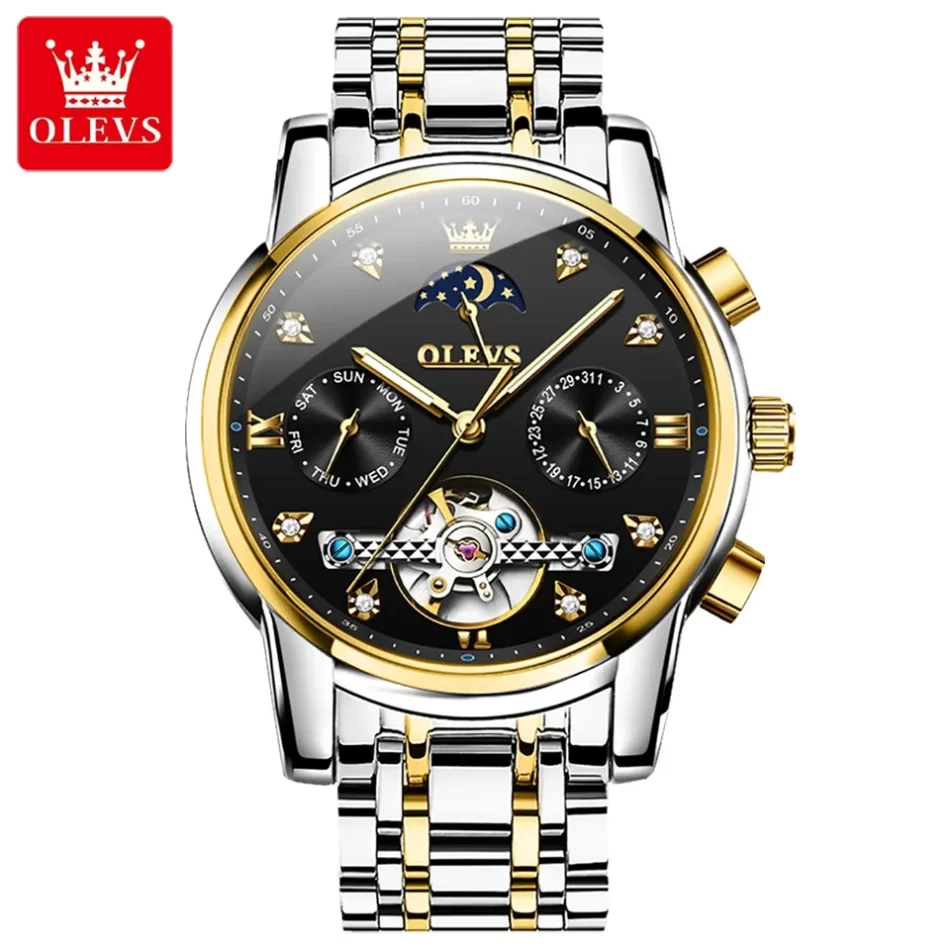 Olevs Men's Watch 6678 - Image 13