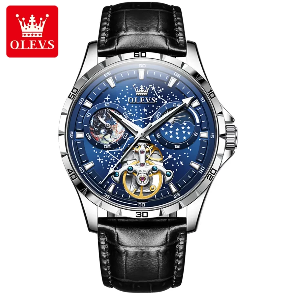 Olevs Men's Watch 6689 - Image 10