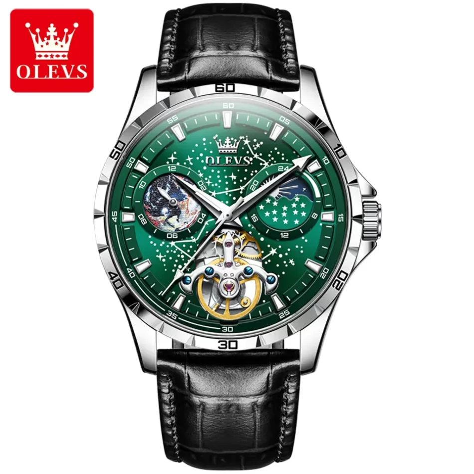 Olevs Men's Watch 6689 - Image 11