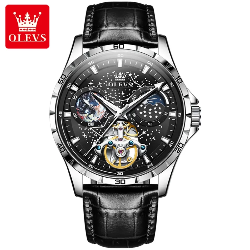 Olevs Men's Watch 6689 - Image 12