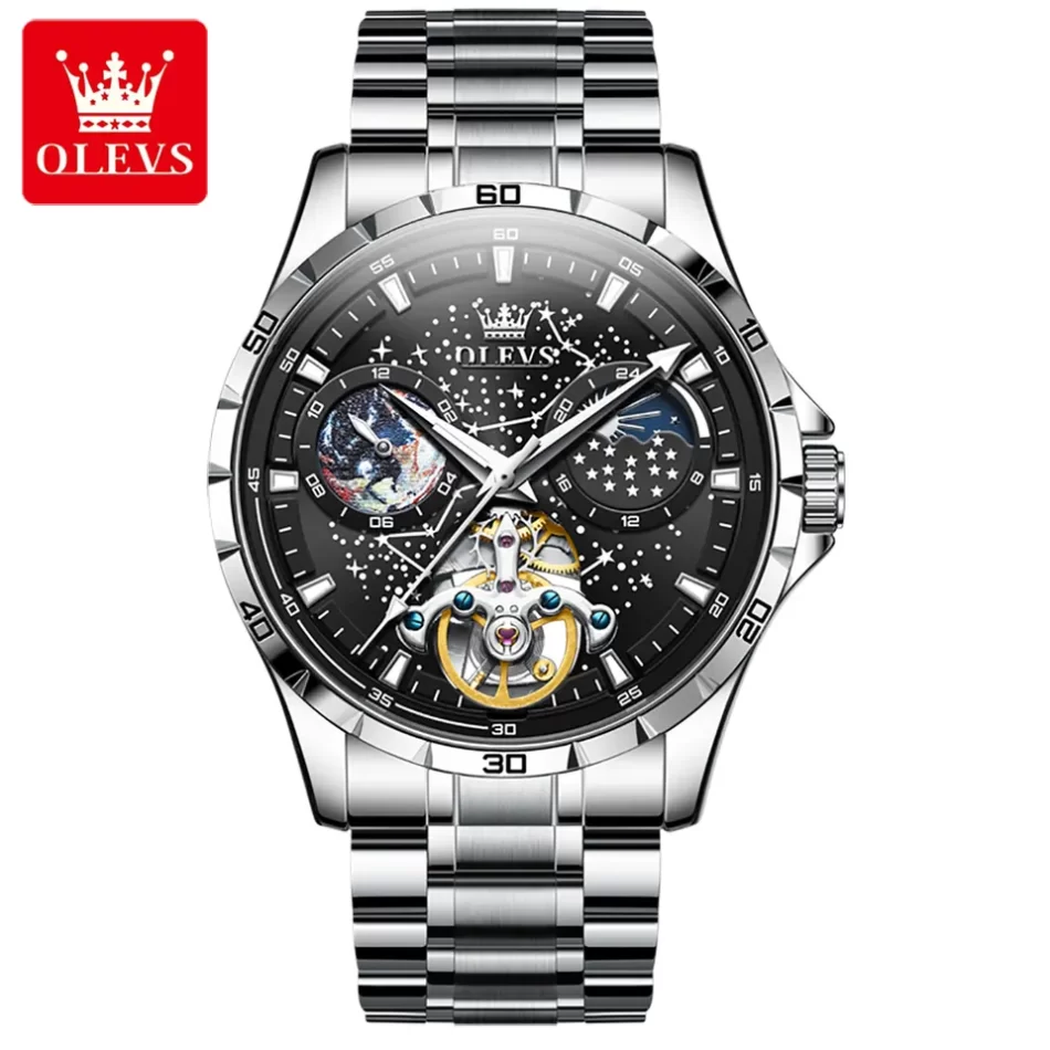 Olevs Men's Watch 6689 - Image 14