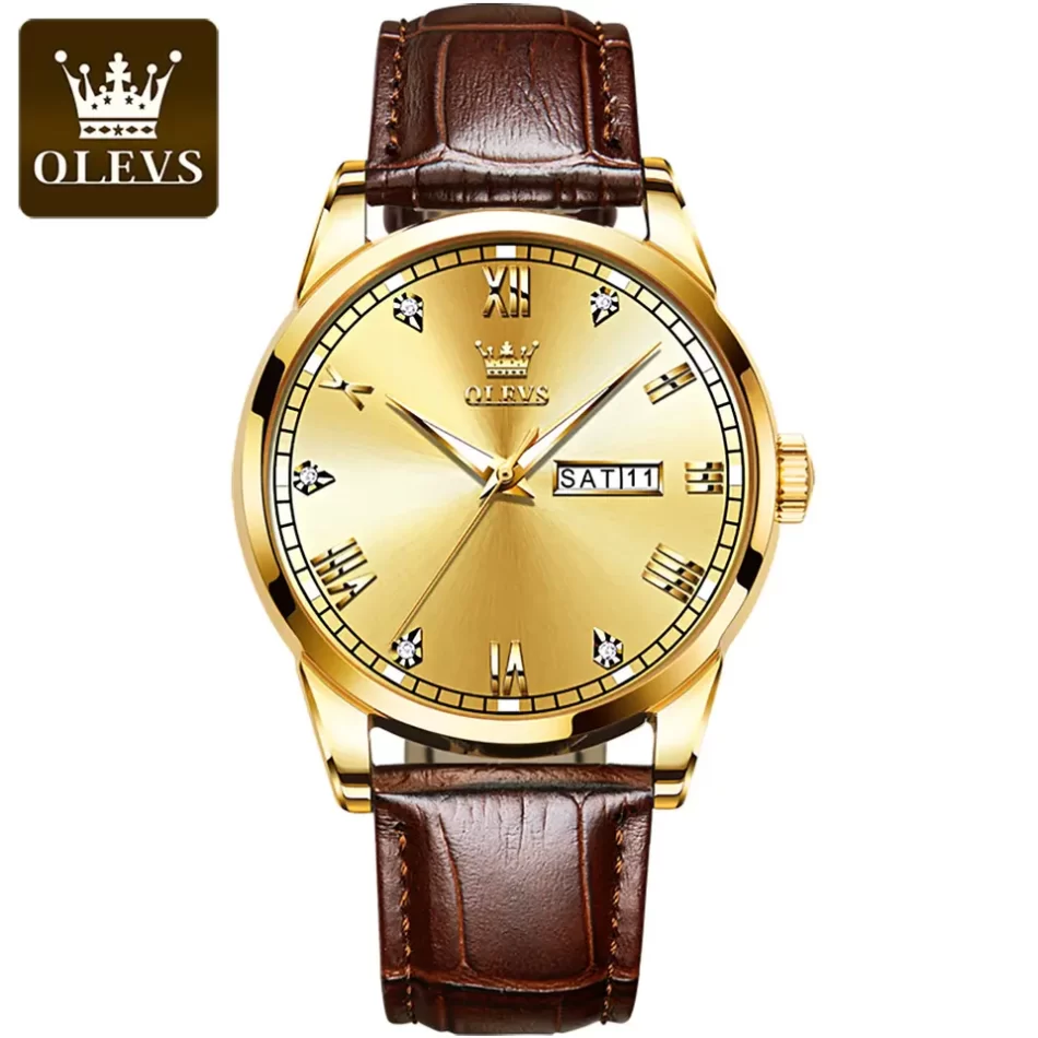 Olevs Men's Watch 6896 - Image 10