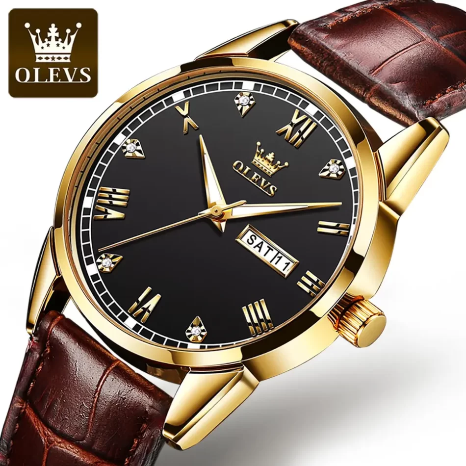 Olevs Men's Watch 6896 - Image 2