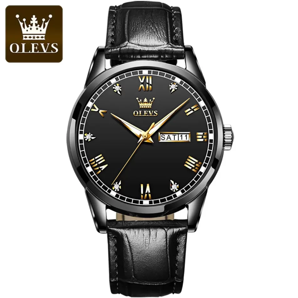 Olevs Men's Watch 6896 - Image 8