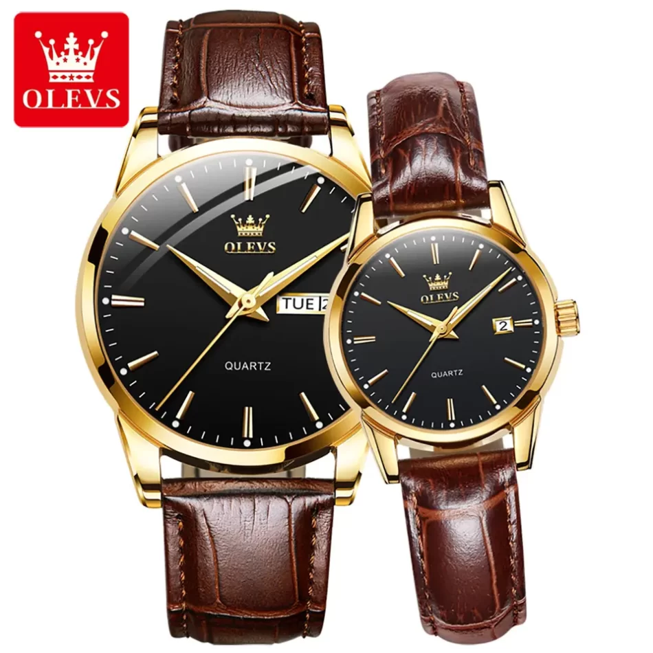 Olevs Couple Watch 6898