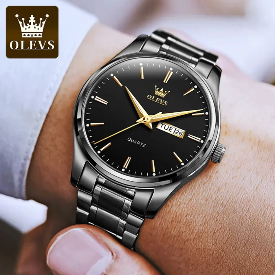 Olevs Men's Watch 6898 - Image 4