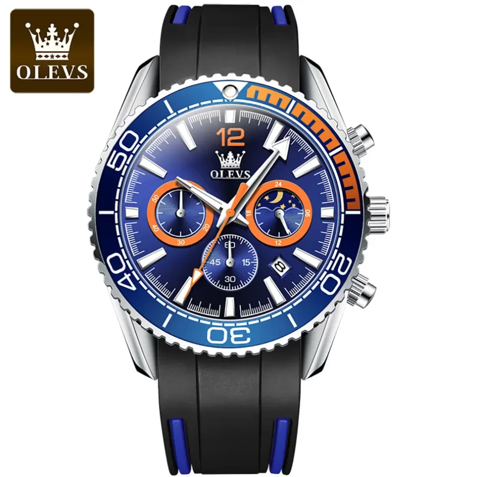 Olevs Men's Watch 9916 - Image 7