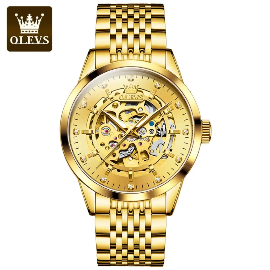 Olevs Men's Watch 9920 - Image 8