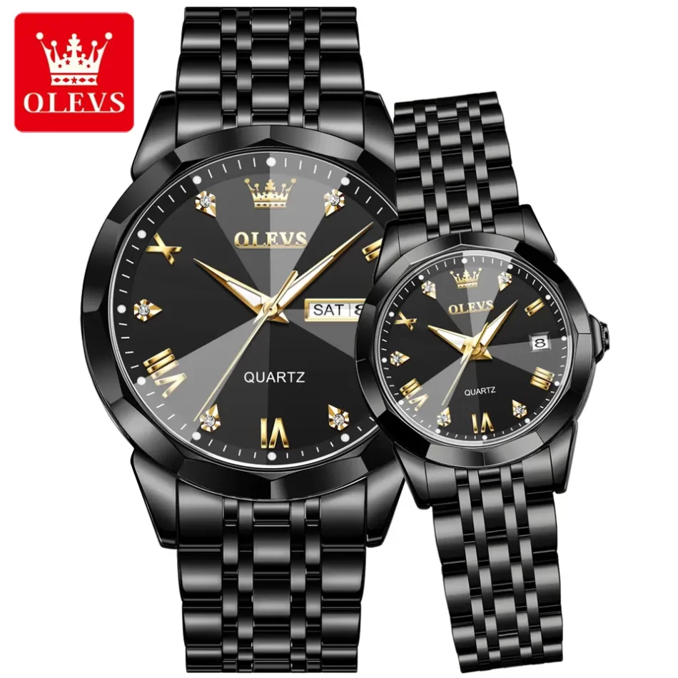 Olevs Couple Watch 9931 - Image 2