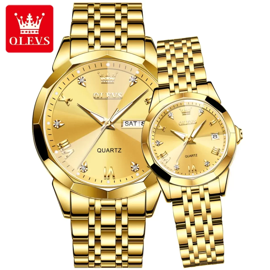 Olevs Couple Watch 9931 - Image 8