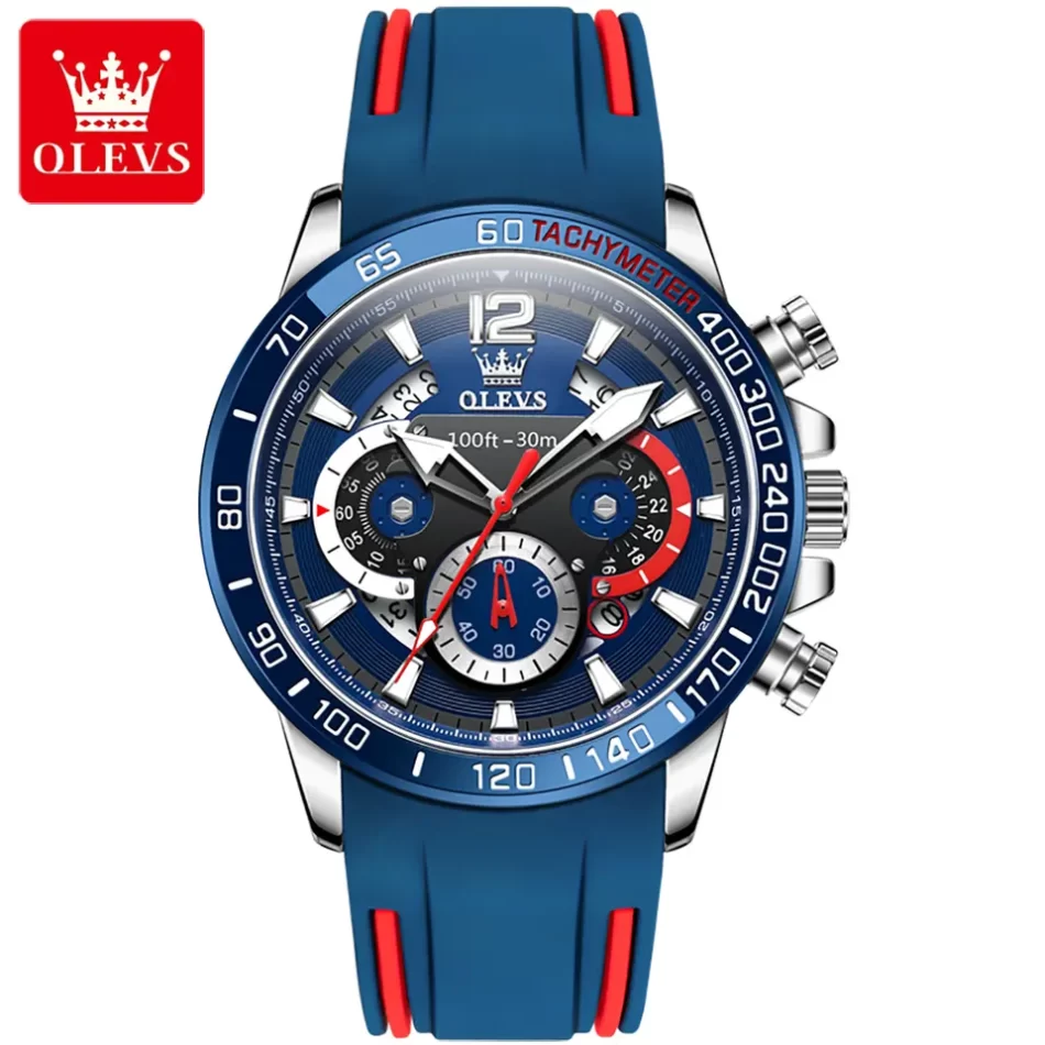 Olevs Men's Watch 9936 - Image 7