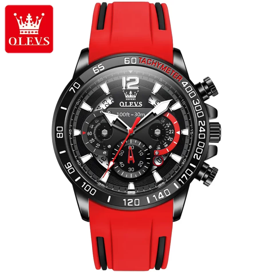 Olevs Men's Watch 9936 - Image 8