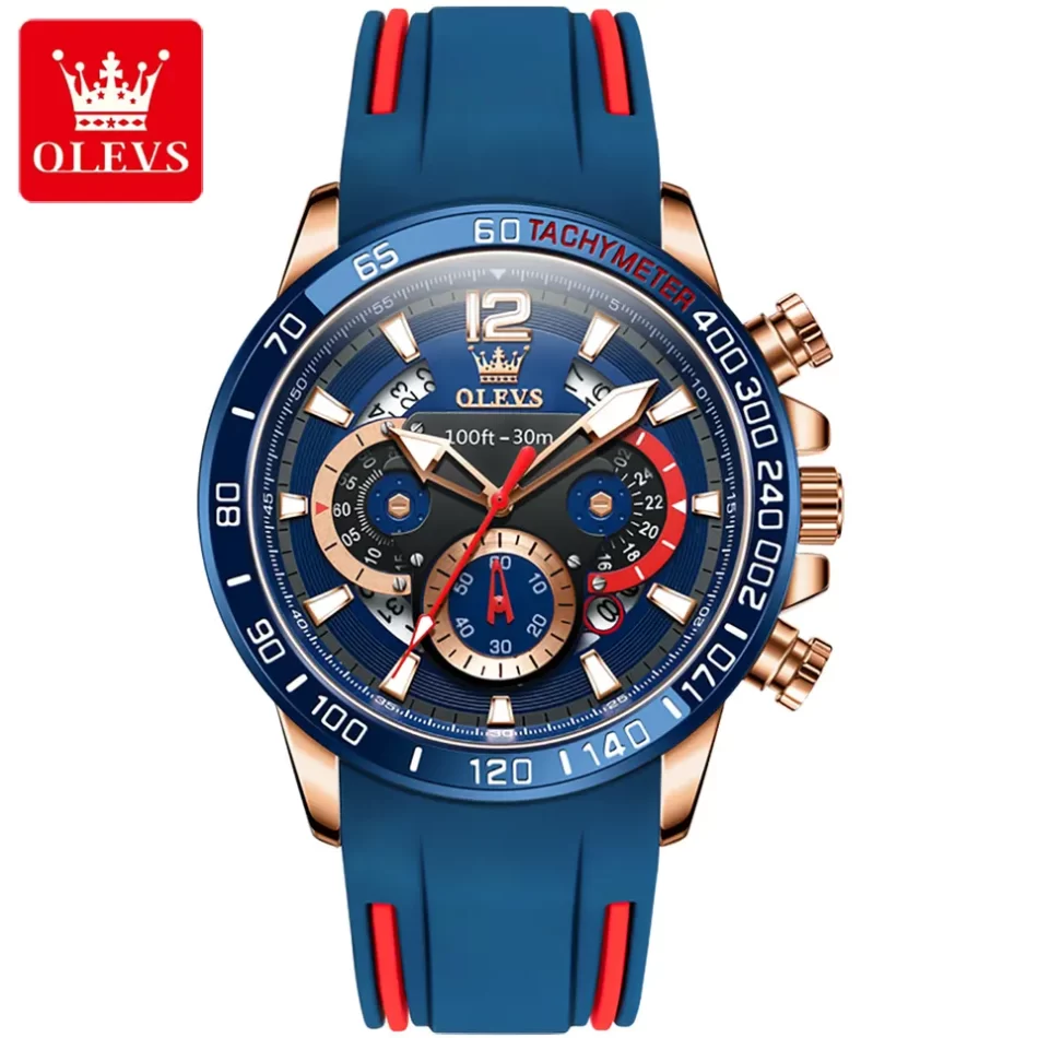 Olevs Men's Watch 9936 - Image 9