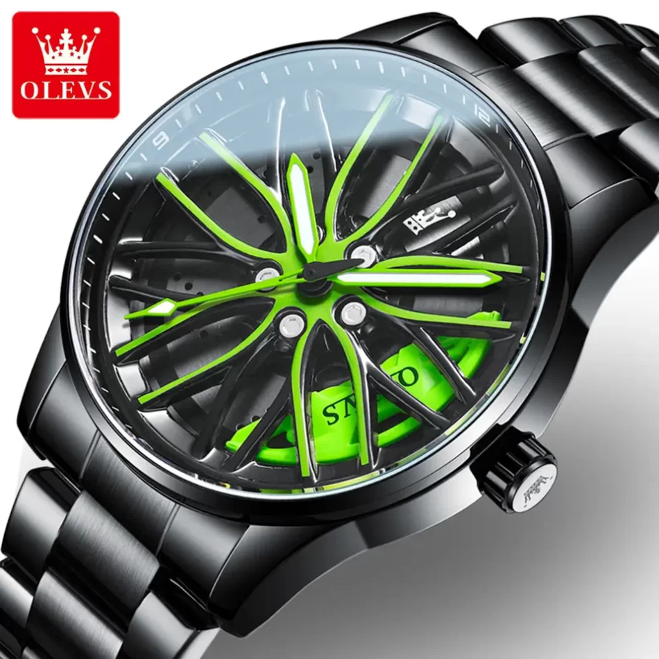 Olevs Men's Watch 9937 - Image 9