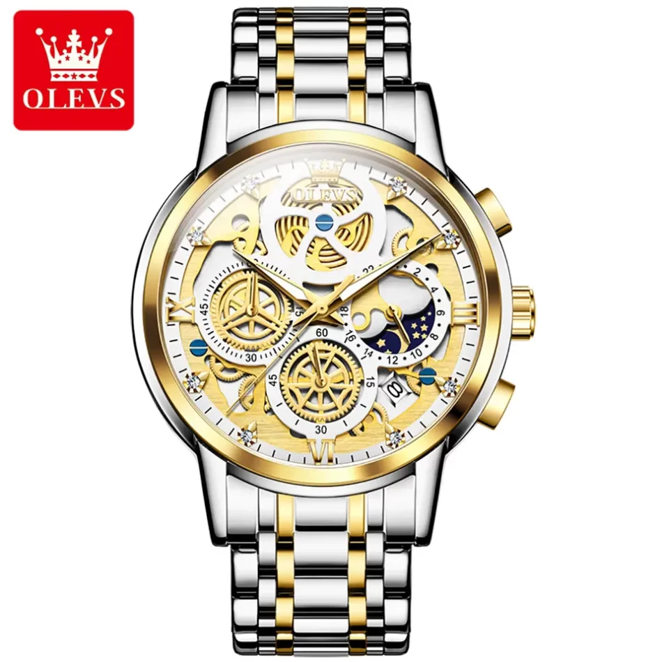 Olevs Men's Watch 9947 - Image 9