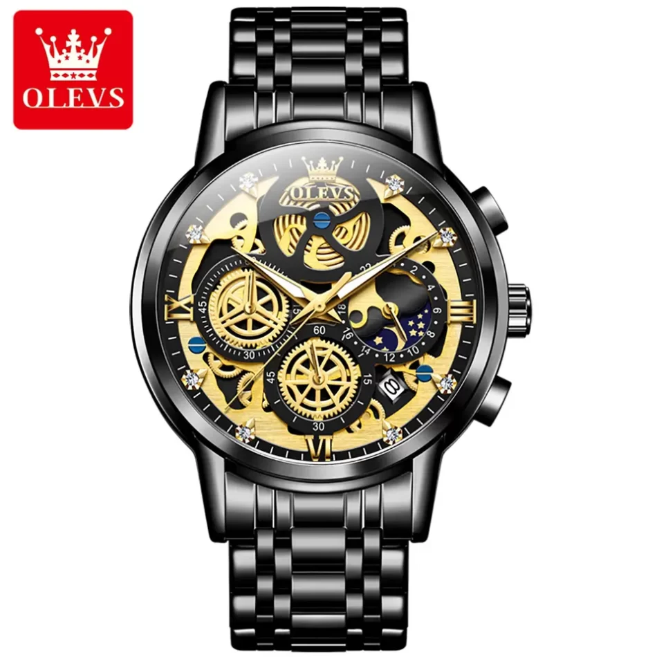 Olevs Men's Watch 9947 - Image 7