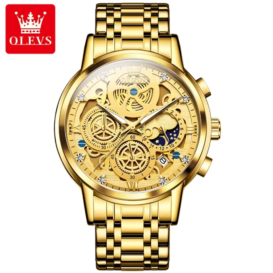 Olevs Men's Watch 9947 - Image 8