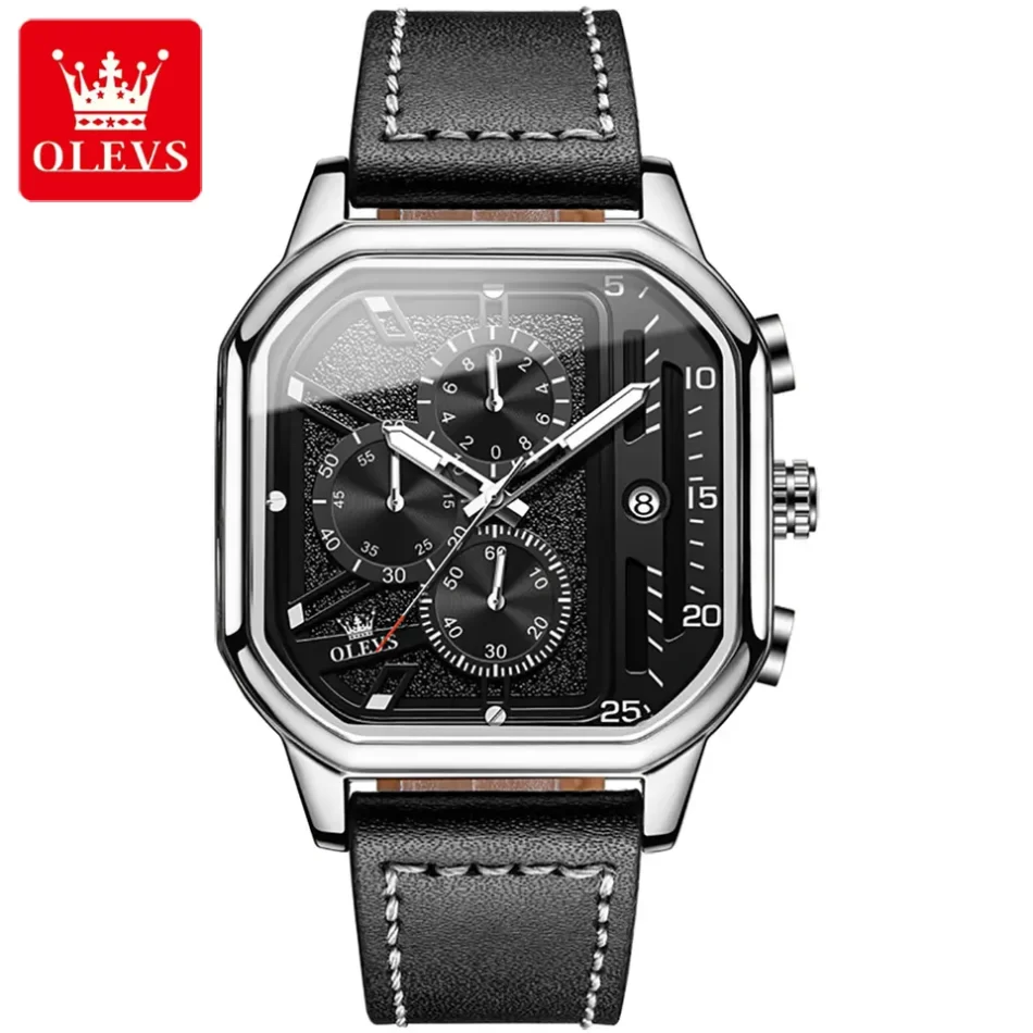 Olevs Men's Watch 9950 - Image 8