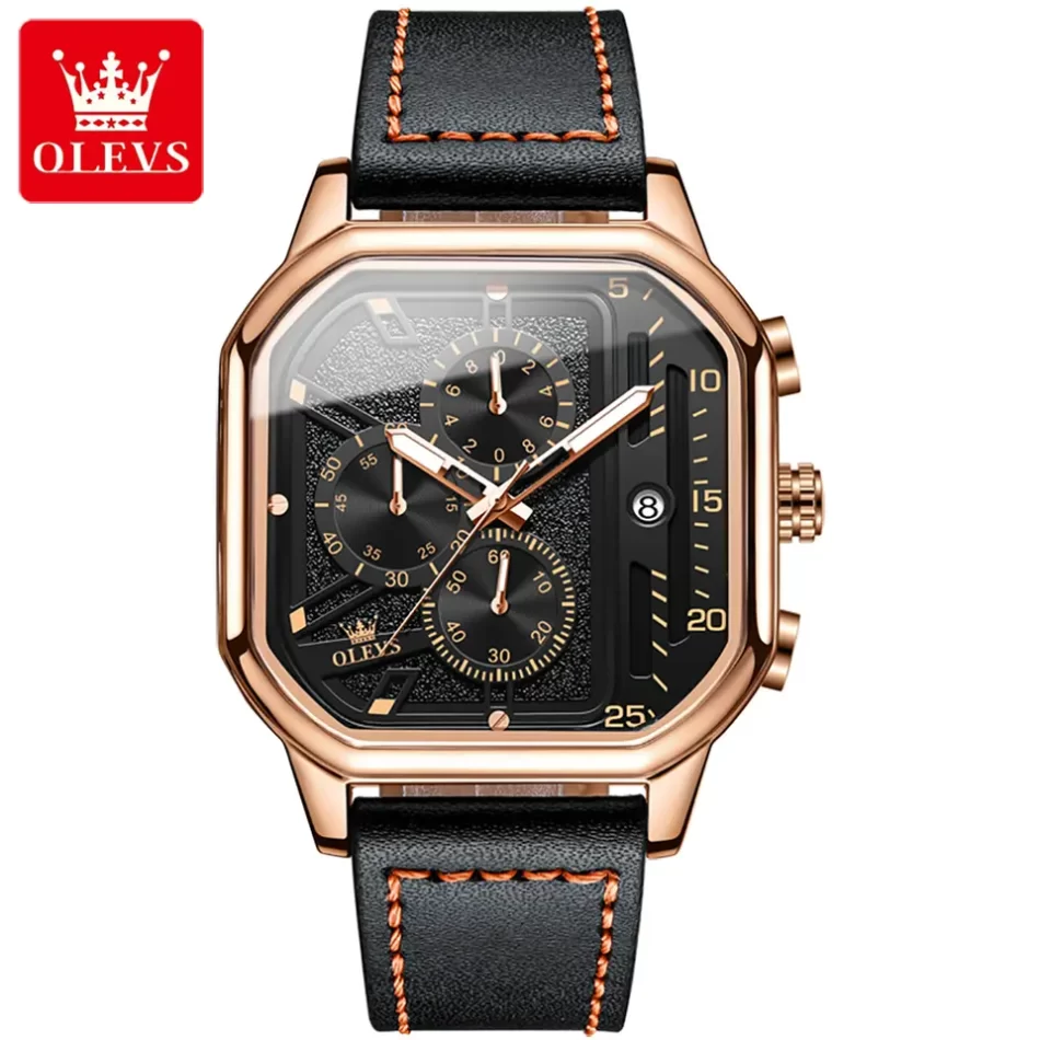 Olevs Men's Watch 9950 - Image 9