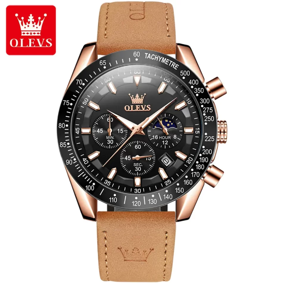 Olevs Men's Watch 9957 - Image 8