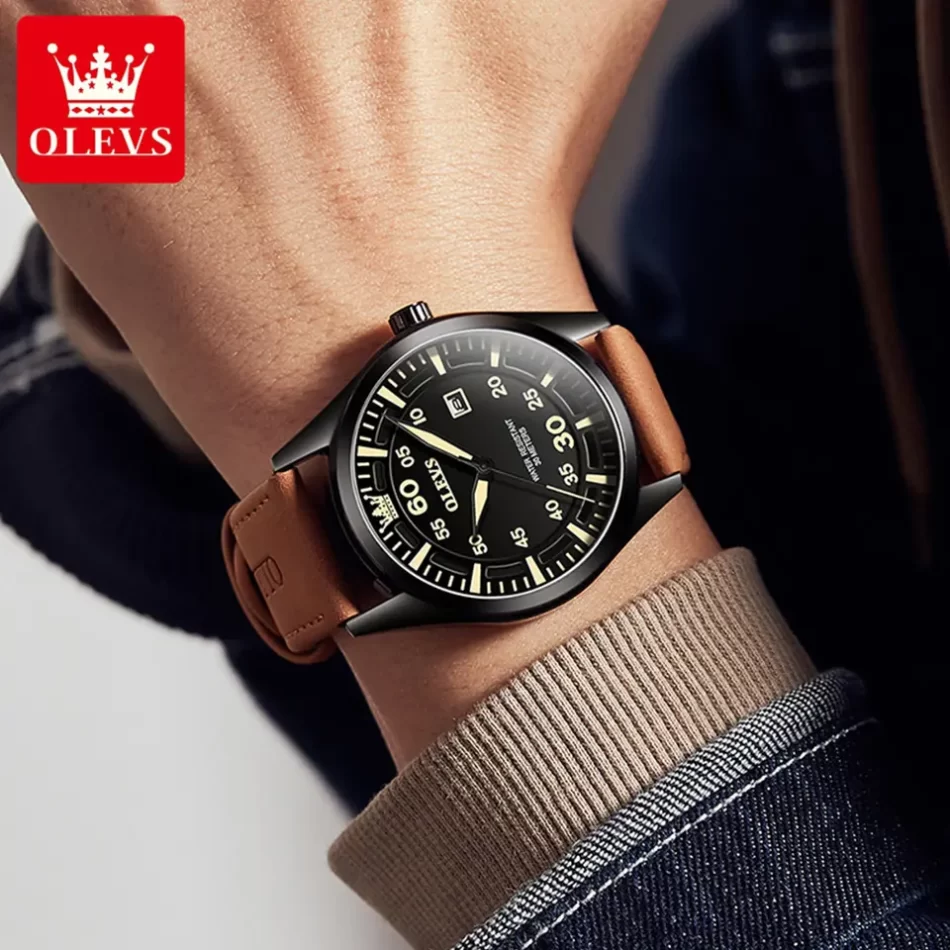 Olevs Men's Watch 9962 - Image 2