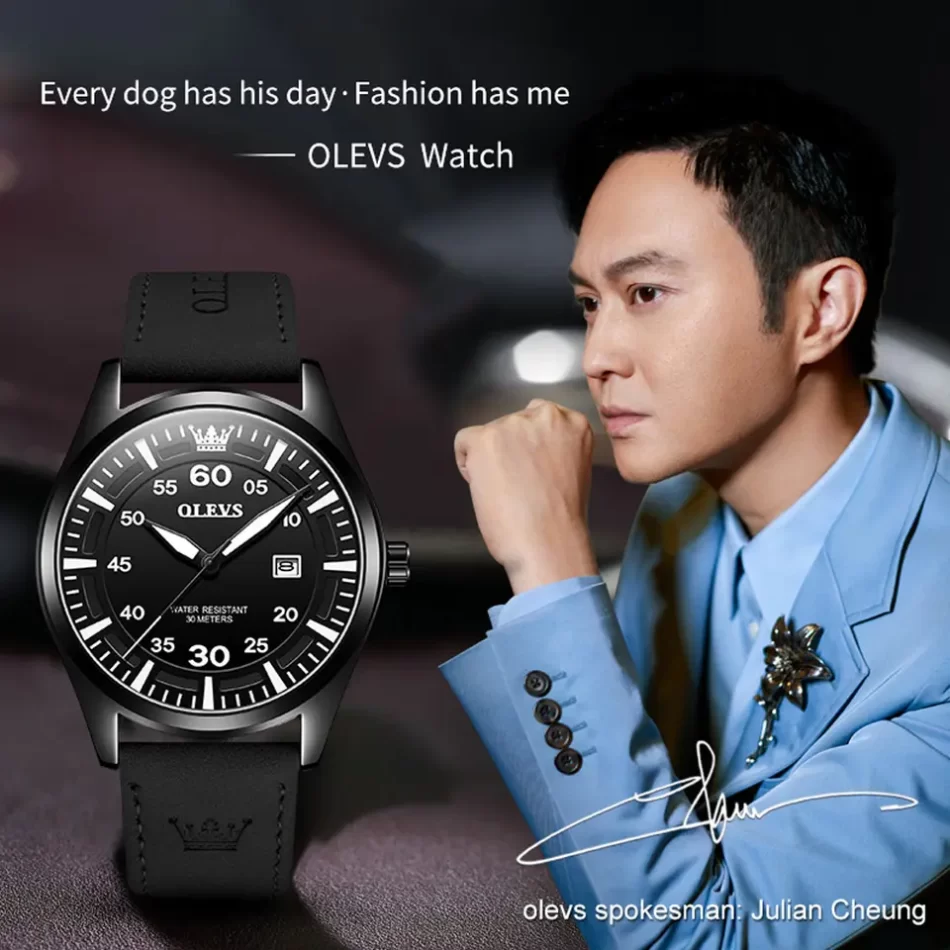 Olevs Men's Watch 9962 - Image 6