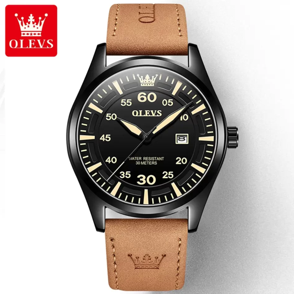 Olevs Men's Watch 9962 - Image 8