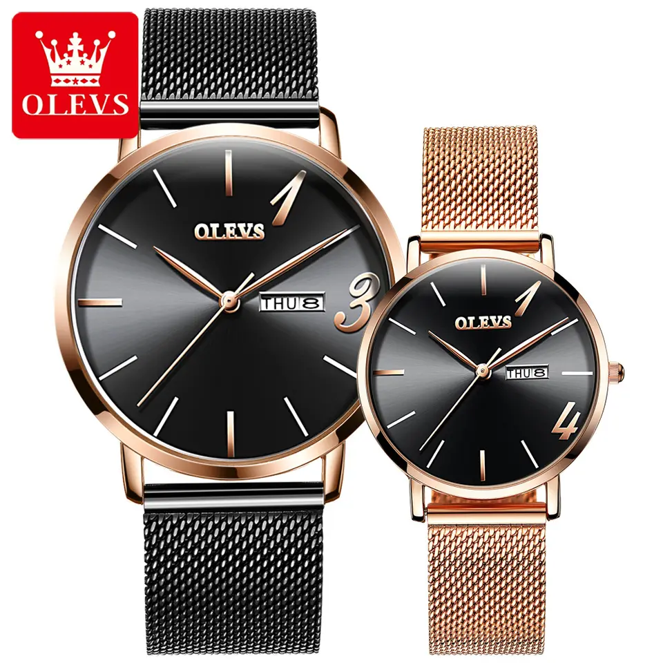 Olevs Couple Watch 2863