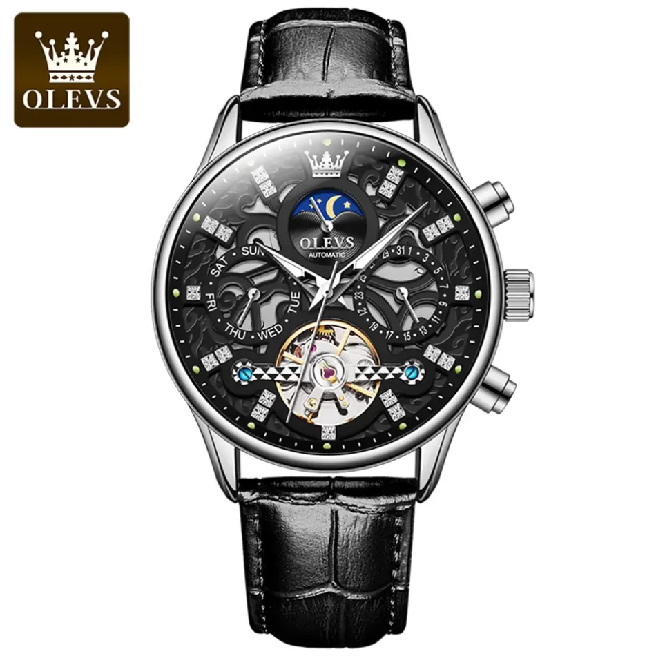 Olevs Men's Watch 6658 - Image 10