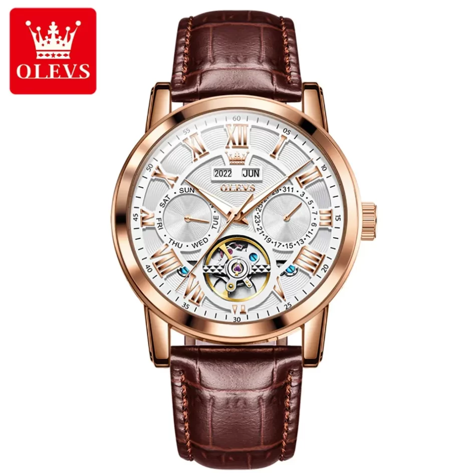 Olevs Men's Watch 6668 - Image 10