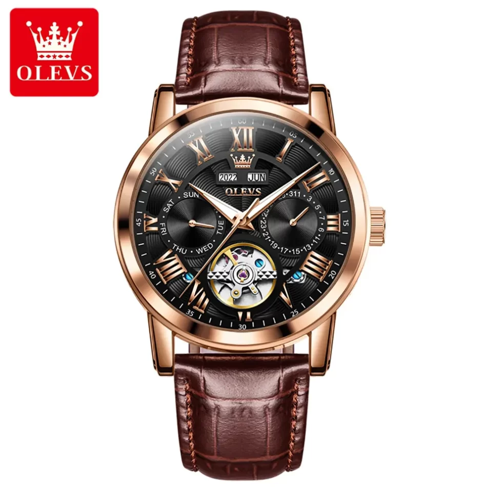 Olevs Men's Watch 6668 - Image 11