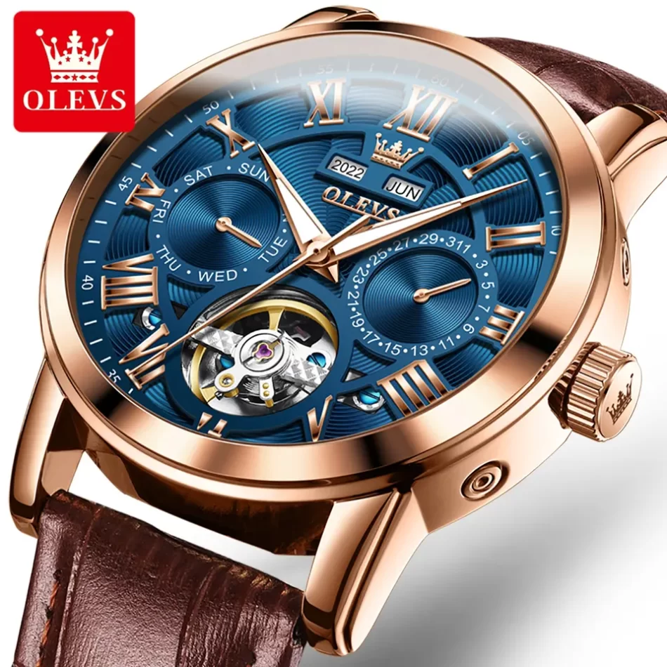 Olevs Men's Watch 6668 - Image 2